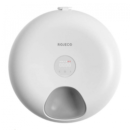 Feedere & Dispensere Inteligente - Dispenser hrană Rojeco cu 6 recipiente pentru animale de companie 3600mAh