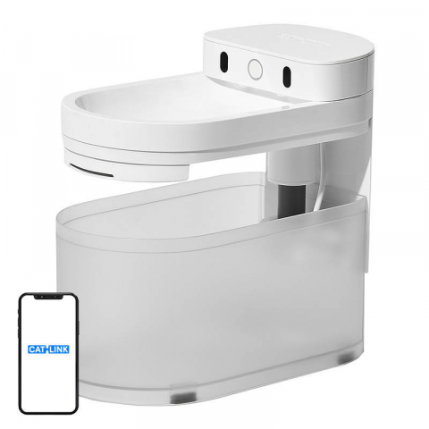 Dozatoare de Apă Smart - Fântână inteligentă pentru câini și pisici Catlink Pure 3 (alb)