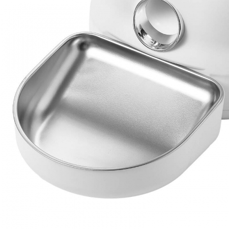 Hrănitor automat pentru animale de companie cu bol din plastic Dogness (alb) [1]