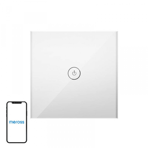 Intrerupatoare Smart - Întrerupător de perete inteligent Wi-Fi Meross MSS510 EU (HomeKit)