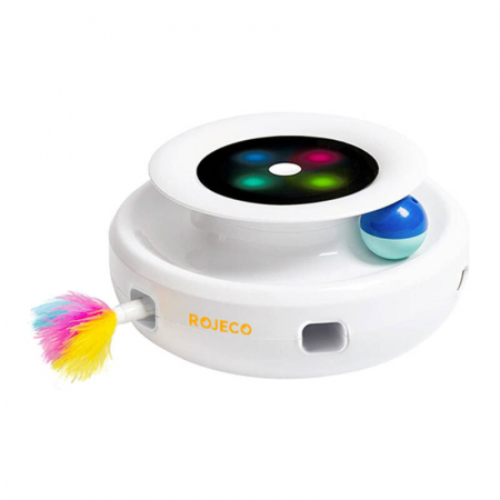 Accesorii Smart Animale - Jucărie interactivă pentru pisici Rojeco 2 în 1