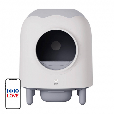 Litiere Smart - Litieră inteligentă cu autocurățare pentru pisici HHOLove iPet
