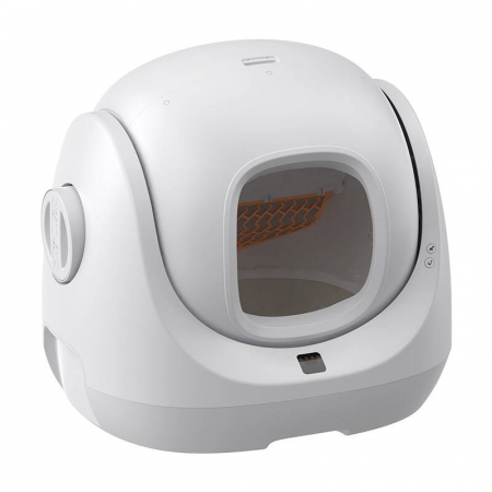Litiera smart cu auto-curatare CatLink BayMax Lite pentru pisici de maxim 10kg, 65L, Senzor siguranta, WiFi, Alb [2]