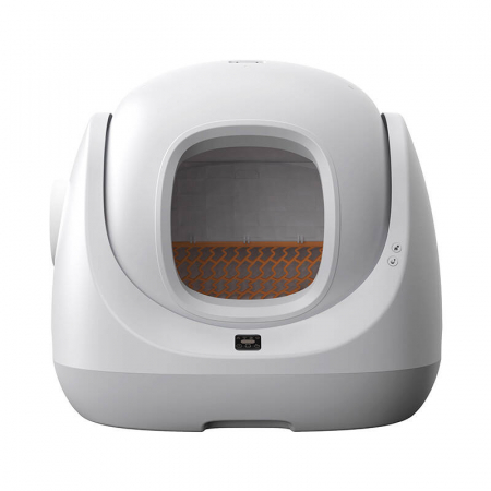 Litiera smart cu auto-curatare CatLink BayMax Lite pentru pisici de maxim 10kg, 65L, Senzor siguranta, WiFi, Alb [1]