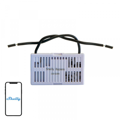 Relee Wireless - Modul suplimentar Shelly Bypass pentru Shelly 1L și DIMMER2