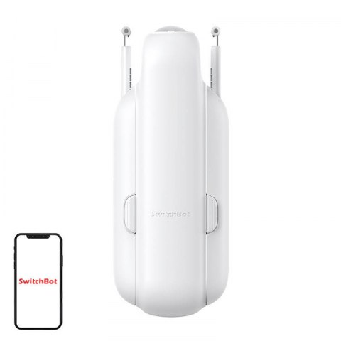 Automatizare ferestre - Motor inteligent pentru automatizare perdea / draperie SwitchBot Curtain U Rail 3, Alb