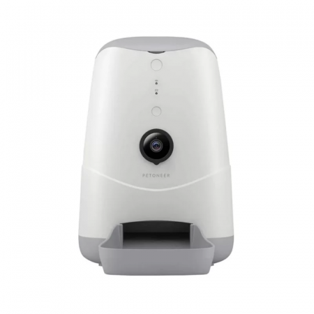 PETONEER NUTRI VISION – Dispenser smart pentru hrana animalelor de companie, Camera 720P, Wireless, Control din aplicatie, ALB [1]