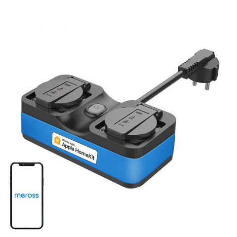 Prize WiFi - Priză inteligentă pentru exterior WiFi Meross MSS620HK (HomeKit)
