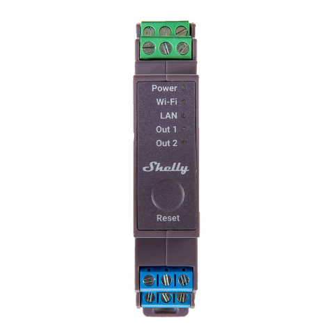 Relee Wireless - Releu inteligent cu două canale Shelly Pro 2