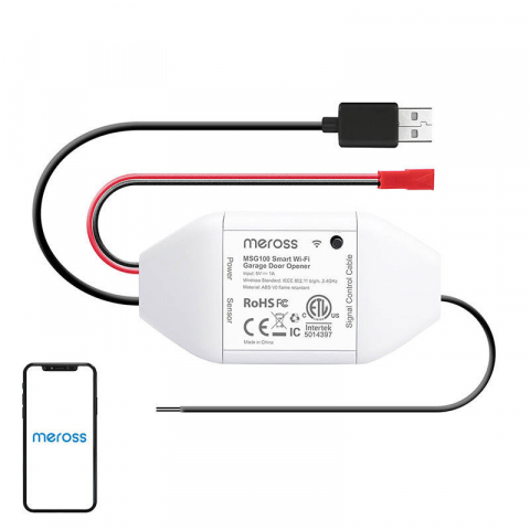 Relee Wireless - Releu inteligent pentru deschiderea usii de garaj, Meross, HomeKit