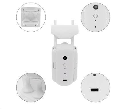 Robot smart pentru perdele si draperii, tija tip bara, Senzor de lumina si de temperatura, Bluetooth [2]