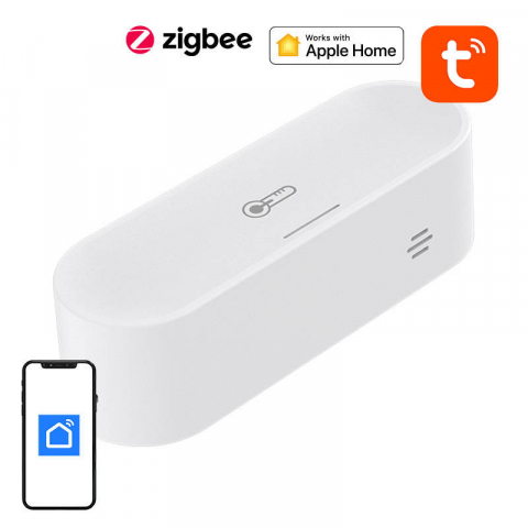 Senzor inteligent de temperatură și umiditate HomeKit NEO NAS-TH07BH ZigBee [0]