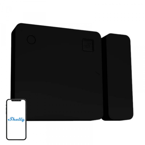Senzori - Senzor pentru uși/ferestre Shelly BLU Bluetooth (negru)