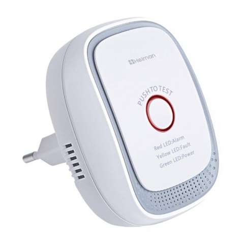 Senzori - Senzor smart detectare scurgeri de gaz natural, ZigBee, Heiman HS1CG-E, compatibil Tuya