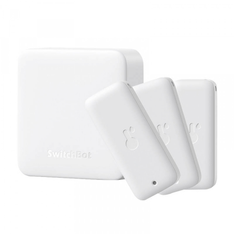 Senzori - Set Hub SwitchBot mini, + 3 senzori de temperatura si umiditate, Smart