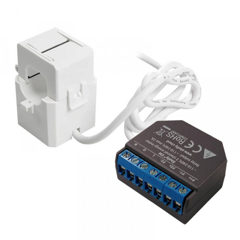 Relee Wireless - Set Shelly EM + transformator 50A (măsurare energie)