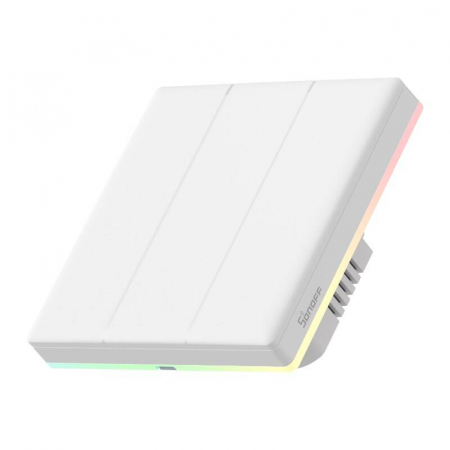 Intrerupatoare Smart Touch Wireless - Intrerupator Smart cu Touch si WiFi, Sonoff TX T5 3C ( 3 Canale )