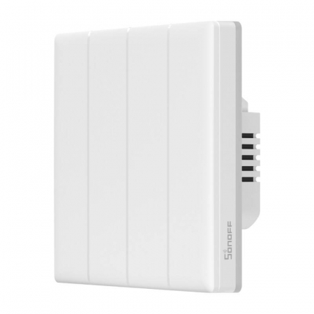 Intrerupatoare Smart Touch Wireless - Intrerupator Smart cu Touch si WiFi, Sonoff TX T5 4C ( 4 Canale )