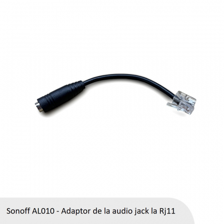 Accesorii - Sonoff AL010 - Adaptor de la Audio Jack la RJ11