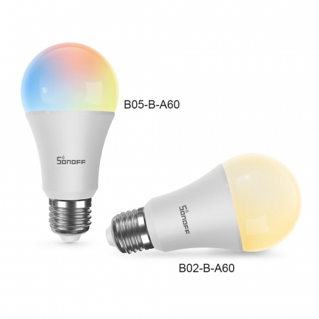 Sonoff B02-B-A60 - Bec inteligent, ALB, 9W, comenzi vocale, WiFi [3]