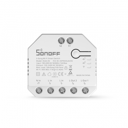 Sonoff Dual R3 - Releu WiFi cu 2 canale si monitorizare consum [3]