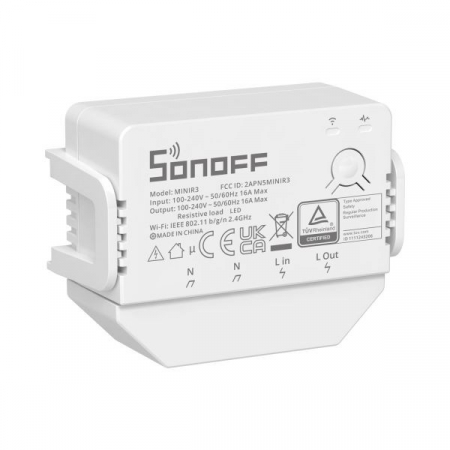 Sonoff Mini R3 - Releu smart Wireless, un canal, 16A [1]