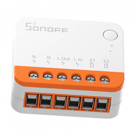 Sonoff MINIR4 - Releu WiFi 2.4GHz, 1 canal, 2400W, 10A [1]