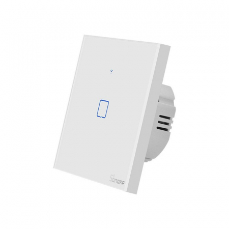 Sonoff T1EU1C-TX - Intrerupator touch, 1 buton, WiFi si RF 433Mhz [2]