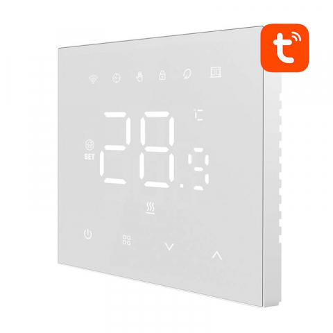 Termostat smart Avatto WT410-BH-3A-W pentru boiler pe gaz, 3A WiFi [1]