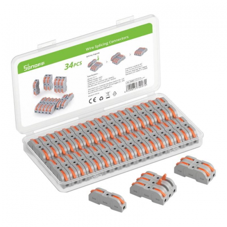 Accesorii - Set  conectori rapizi pentru cabluri electrice Sonoff D1-1 ( 34 Buc )