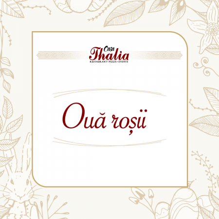 Produse si platouri de Paste - Oua rosii