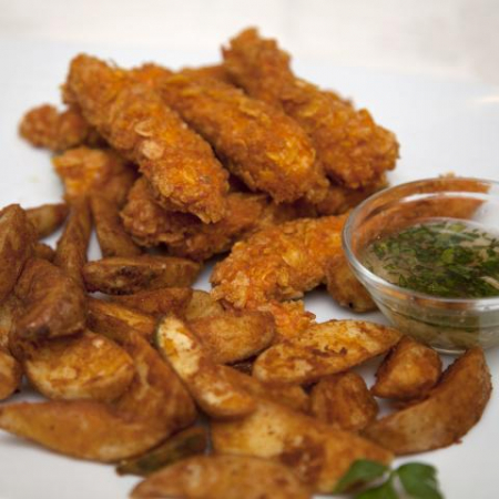 Fish dishes - Menu spicy crispy perch