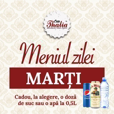 Meniul zilei de Marti
