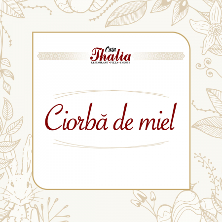 Produse si platouri de Paste - Ciorba de miel