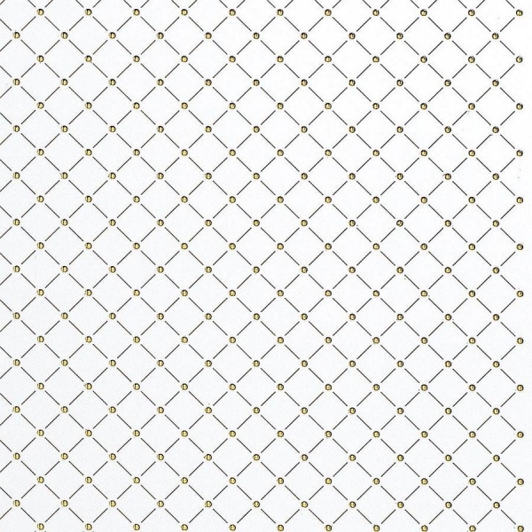 Panou de perete- 17856- Optica 3D mozaic aur + alb [1]