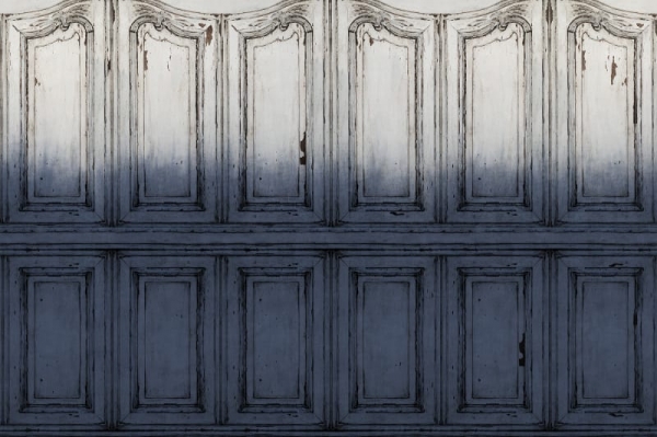 Tapet R15602- Parisian Panels -Dip Dye Blue [1]