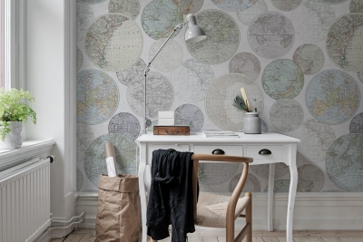 Tapet R13884 Globes Gathering [1]