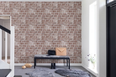 Tapet R15231- Decorated Bricks [2]