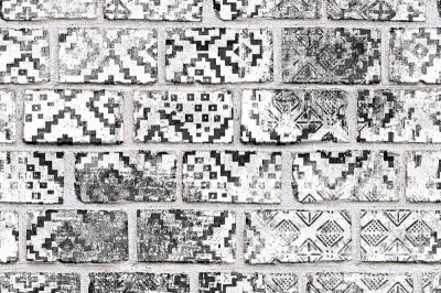 Tapet R15232- Decorated Bricks [0]
