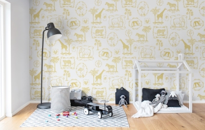 Tapet R15272- Animal Party Yellow [2]