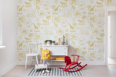 Tapet R15272- Animal Party Yellow [1]