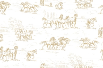 Tapet - Tapet R15592-Horse Herd