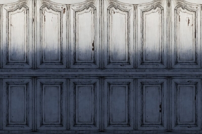 Tapet R15602- Parisian Panels -Dip Dye Blue [0]
