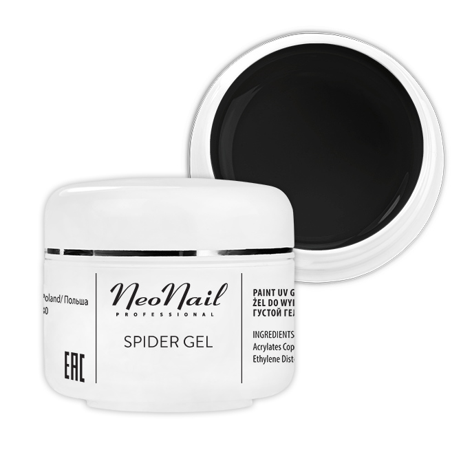 Spider Gel BLACK - Negru - NEONAIL [2]