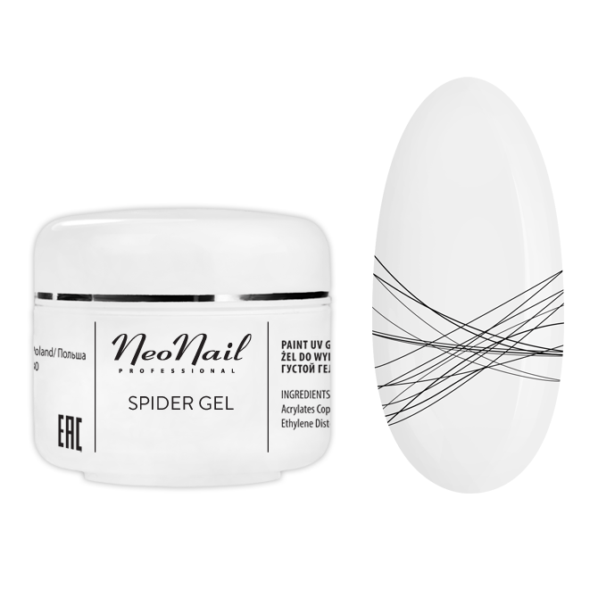 Spider Gel BLACK - Negru - NEONAIL [1]