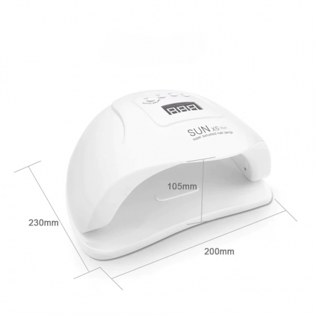 Lampa UV LED SUN X5 PLUS (72W, 36 Led-uri, Senzor, Display LCD) [3]