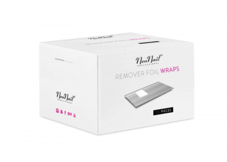 Folii Aluminiu Indepartare Oja - Set 100 buc. - NEONAIL [1]
