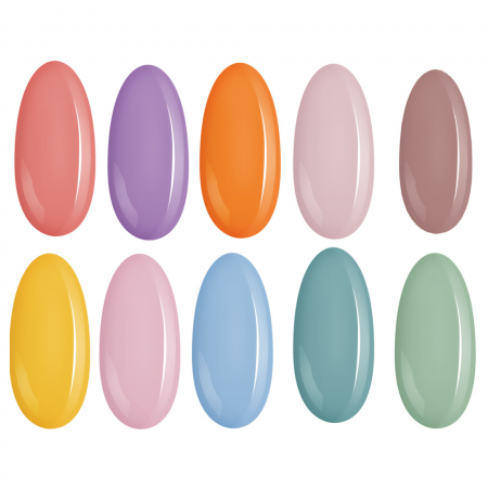 30 Oje Semipermanente NEONAIL (la alegere), 2 Base Coat, 2 Top "Shine Bright"+ CADOU Lampa UV LED Profesionala Blueque V8, 168W [2]