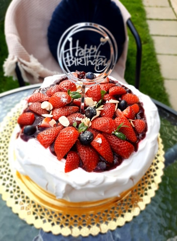 Topper Tort Happy Birthday Acadea Acrilic Auriu [1]