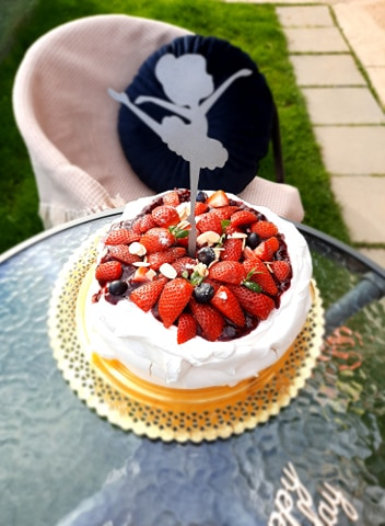 Topper Tort Balerina Argintiu [2]